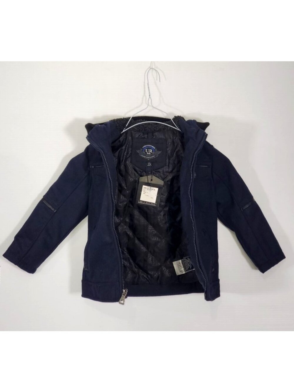 NWT Urban Republic Baby's Navy BlueWool Winter Jacket Size 12 M 1066 - Picture 10 of 13